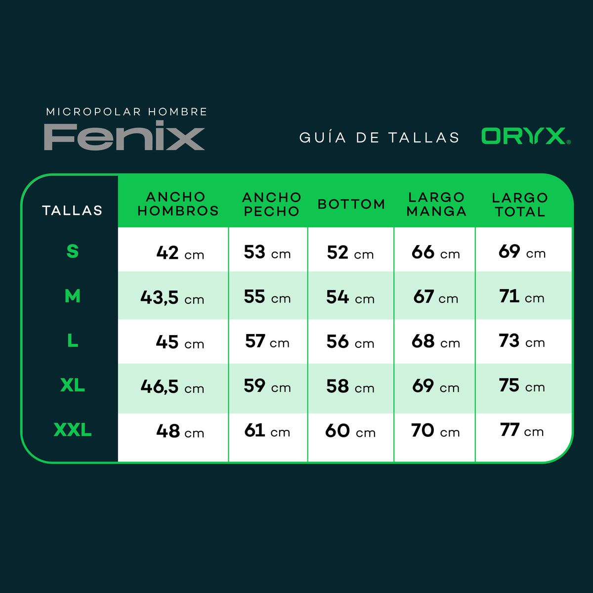 Micropolar ORYX FENIX Azul Hombre