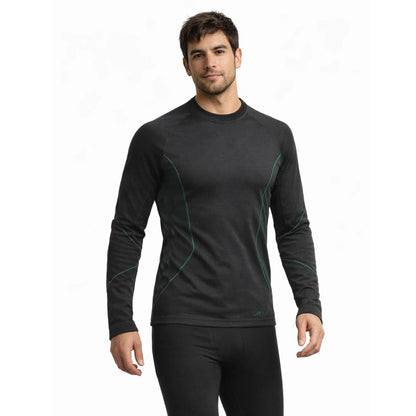 Primera Capa ELA TOP negra hombre Polera