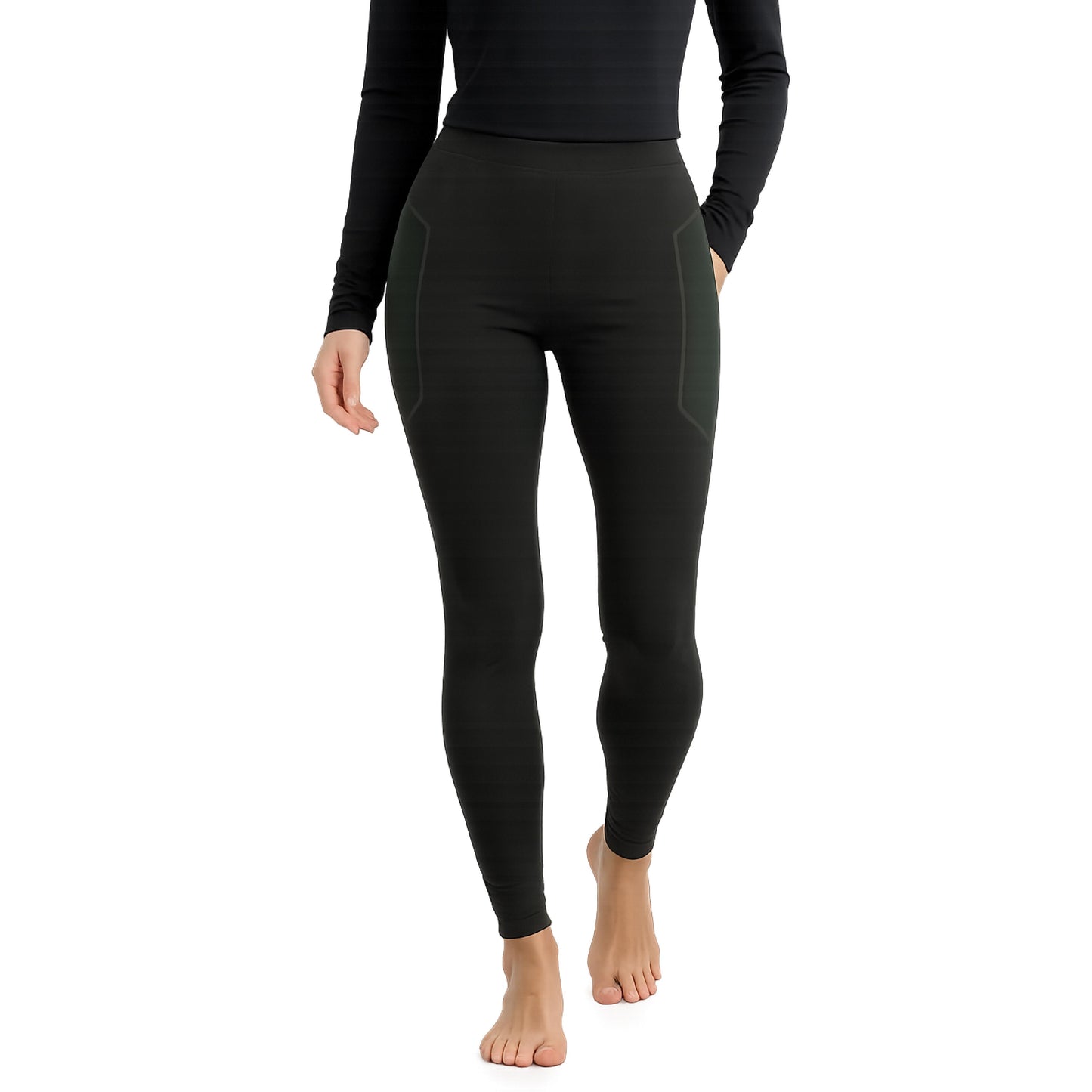 Primera Capa ELA BOTTOM negra mujer Pantalón